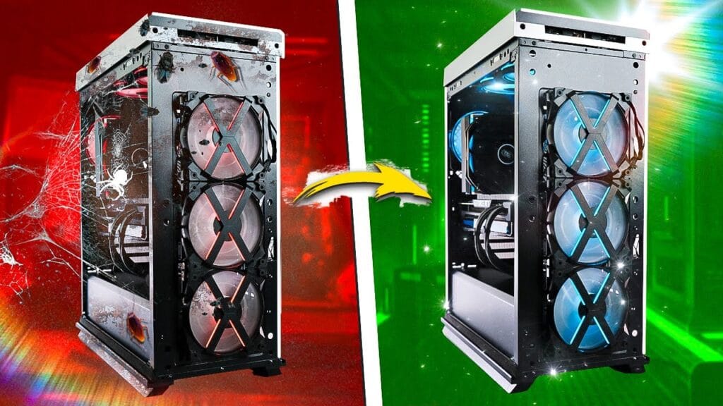 Что нужно для очистки ПК от пыли?