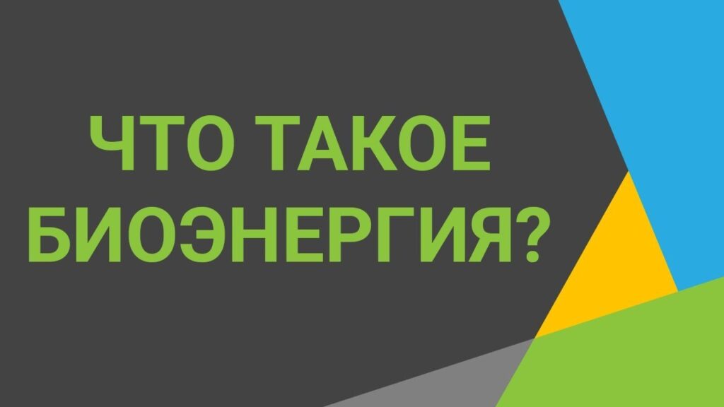 Где используется биоэнергия?