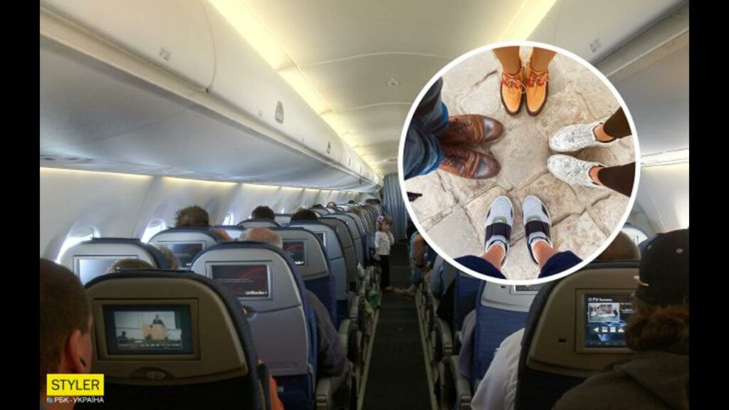 Какую обувь лучше всего носить в самолете?