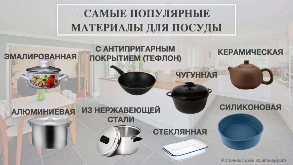 Из какого материала сделана посуда?